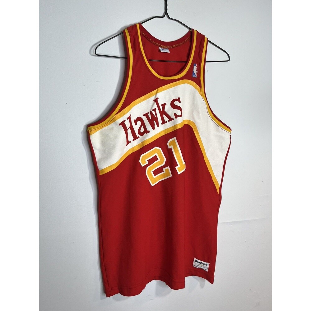 NBA Atlanta Hawks Dominique Wilkins Jersey Size L MacGregor